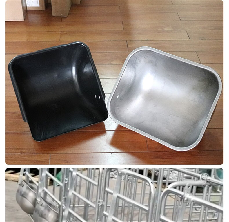 猪达人不锈钢母猪食槽喂料槽产床定位栏猪用采食槽钢板母猪喂料槽猪槽