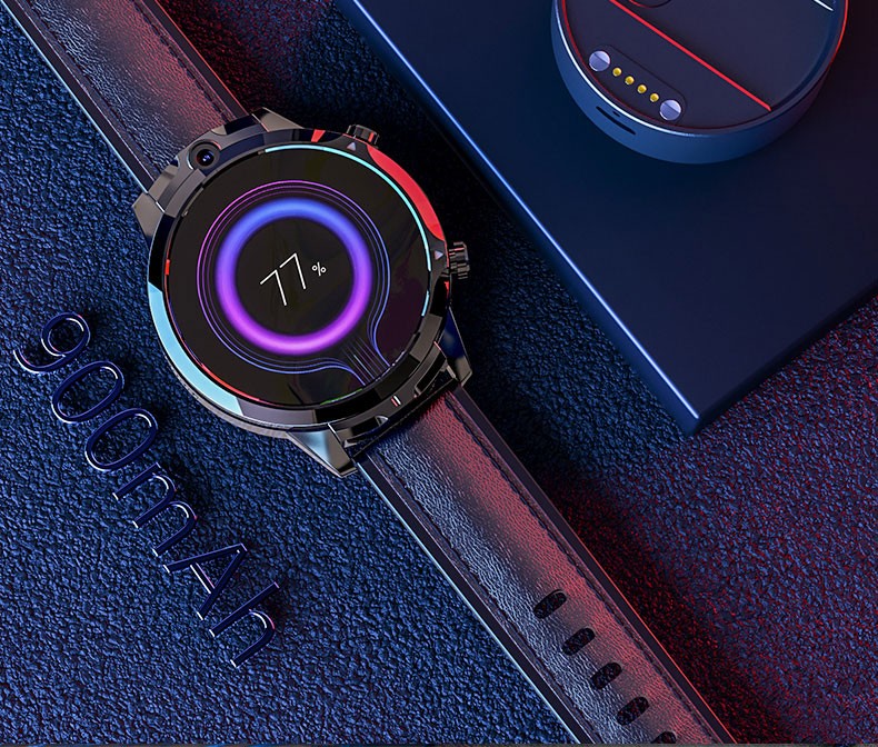 迪洛伦佐智能手表4g全网通电话插卡可通话上网男女手表运动双摄像头大