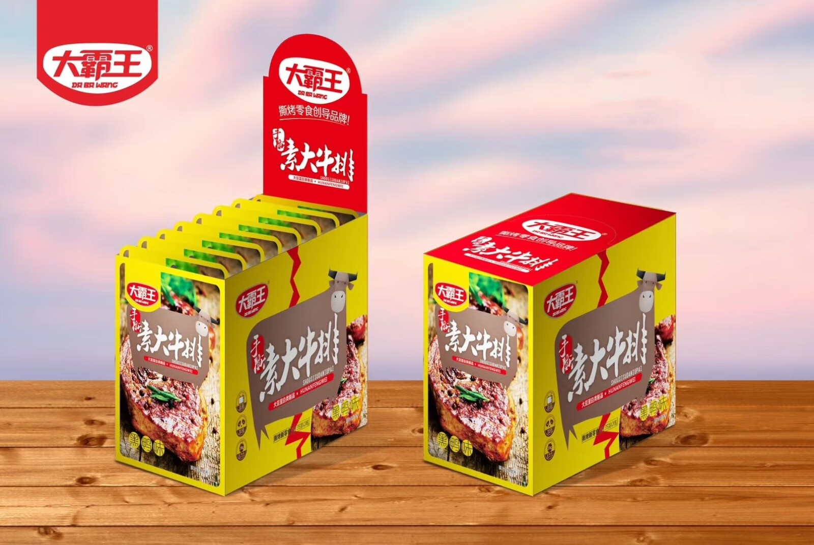 35g30包网红大霸王素肉排手撕素牛排牛肉豆干大素肉豆干素肉卷素肉辣