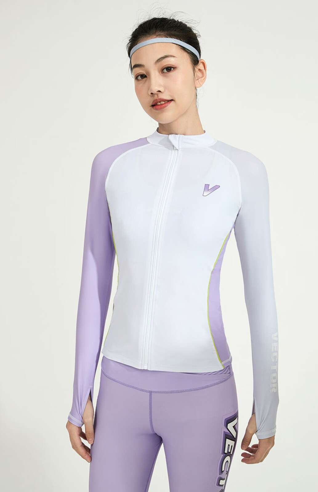 vector新款潜水服女长袖长裤防晒速干水母服浮潜冲浪衣温泉显瘦修身