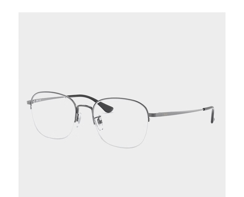 rayban雷朋新款光学镜架半框舒适近视眼镜框男女款0rx6458d2983灰色半