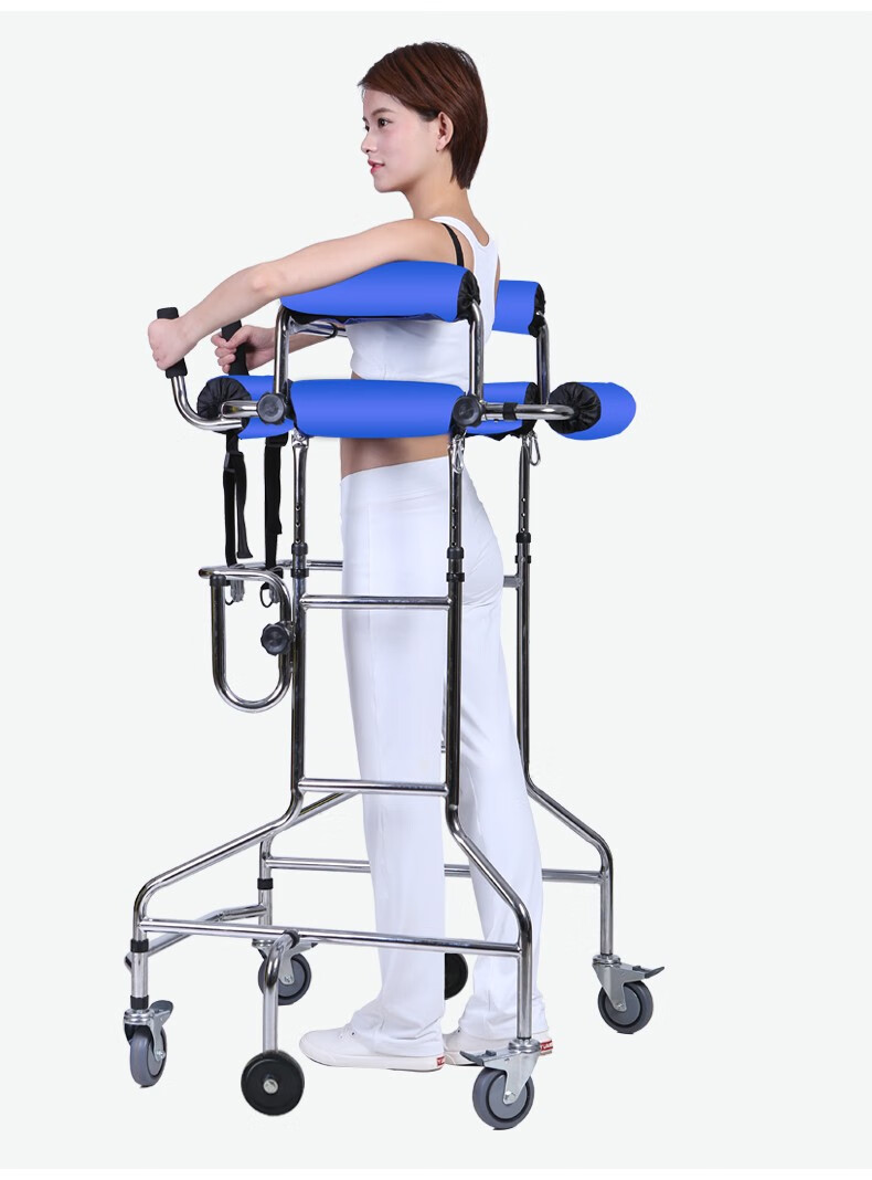 中量老人学步车成人助行器中风偏瘫康复训练器材脑梗塞瘫痪走路辅助