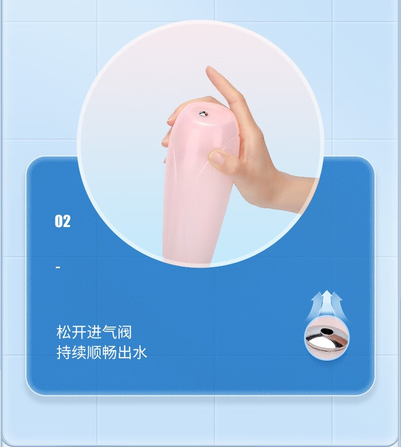 振德(zhende)女性妇科冲洗器私处阴道冲洗器产妇月子私处便携清洗器50