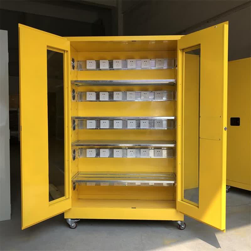 锂电池防爆箱锂电池充电防爆柜充电安全储存柜防火防爆箱带漏电排风