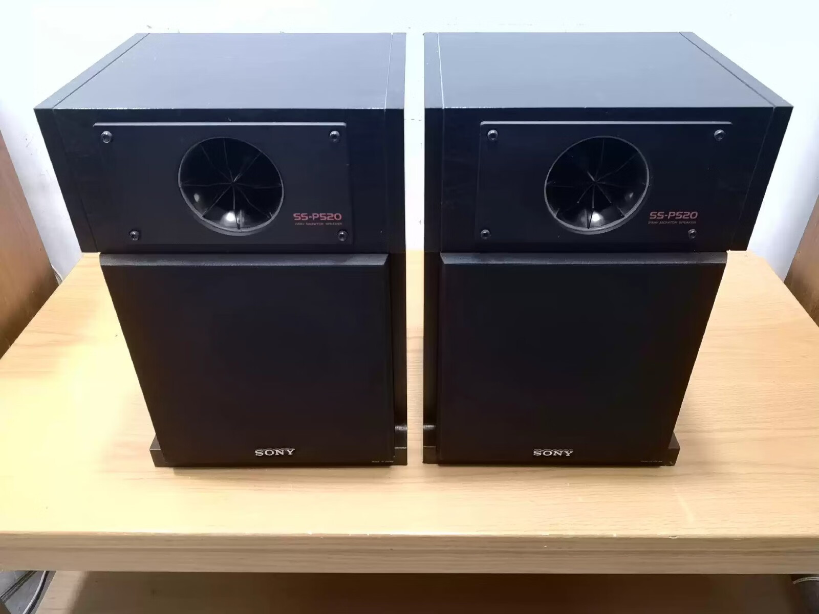 日本索尼ss-p520经典发烧监听音箱 二手音箱(8新)【图片 价格 品牌
