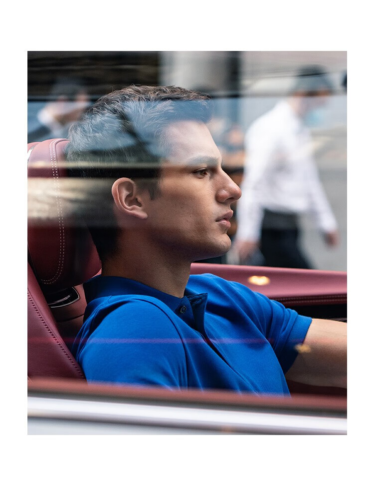 Mr.Bu T-Shirt Spring And Summer Short-Sleeve Polo Shirt, Solid Color Men's Clothing, Middle-Aged Casual Undershirt, Deep Royal Blue, L/175 10