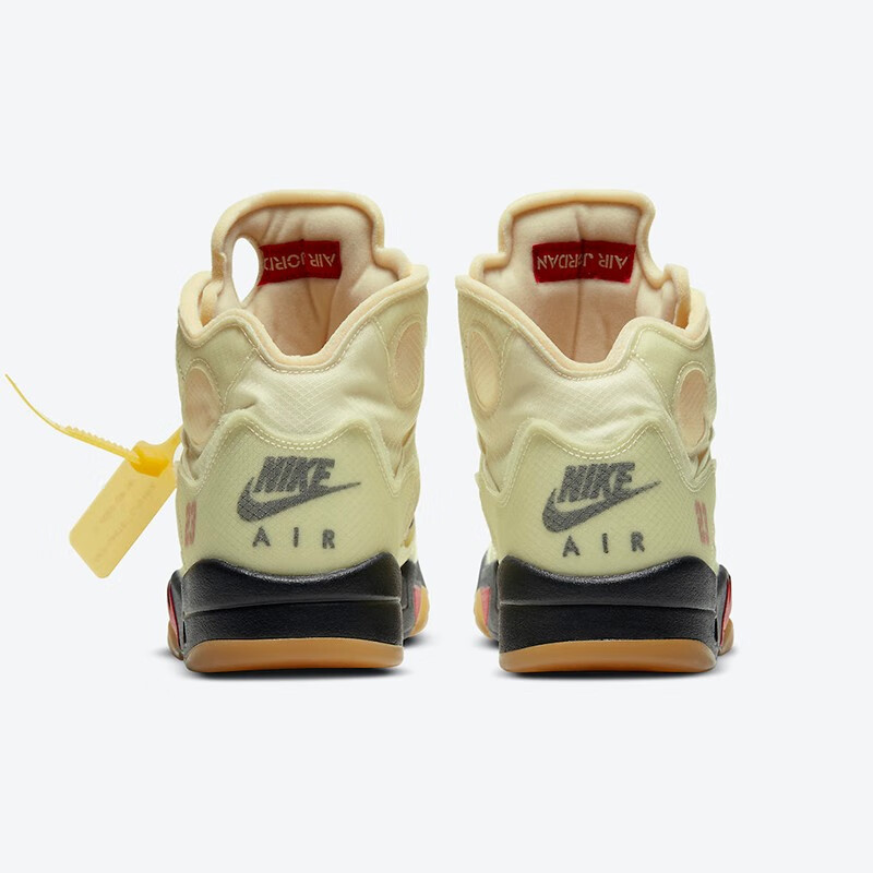 nike air jordan 5 retro 乔5 aj5 情侣款男女篮球鞋 白帆白蝉翼 dh