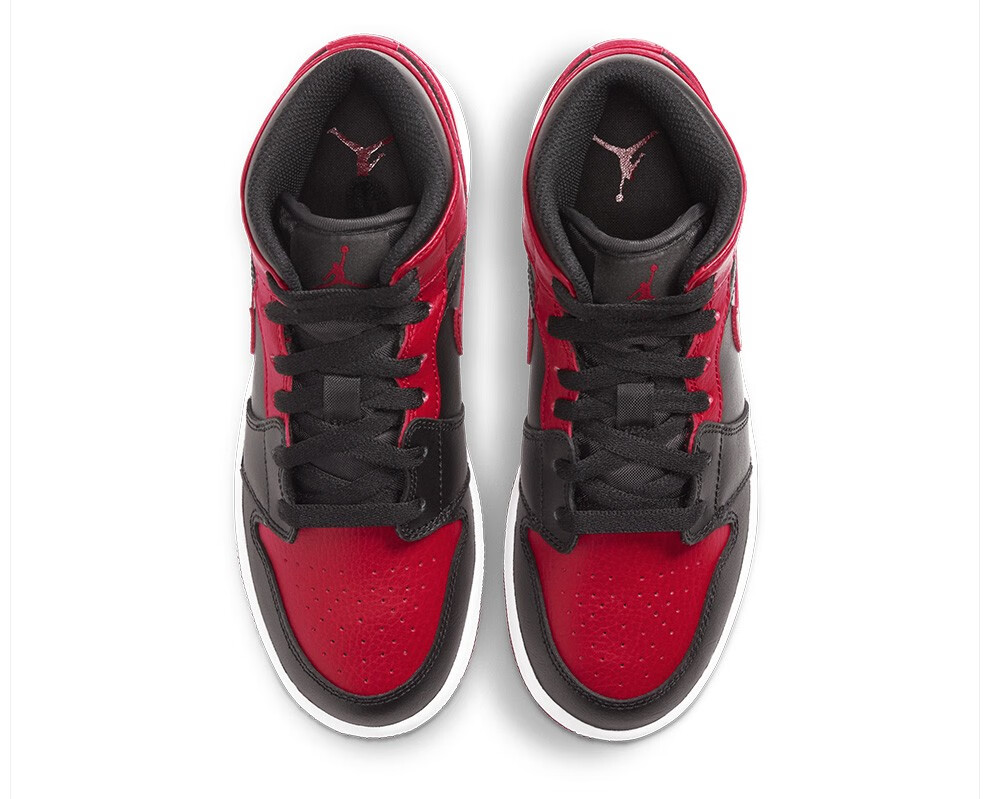 air jordan 1 mid (gs) aj1 运动鞋 554725 554725-074 36【图片 价格