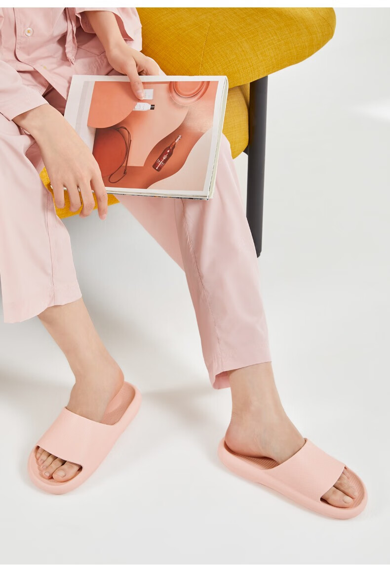 朴西posee拖鞋女城市印象eva室内家居浴室洗澡防滑男士情侣家用凉拖鞋