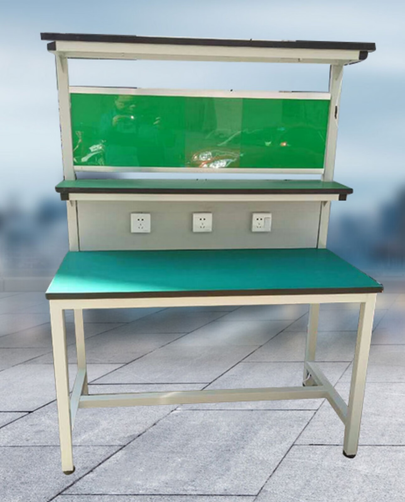 益隆康防静电工作台电子厂操作台学校实验桌车间电脑维修台流水线实验