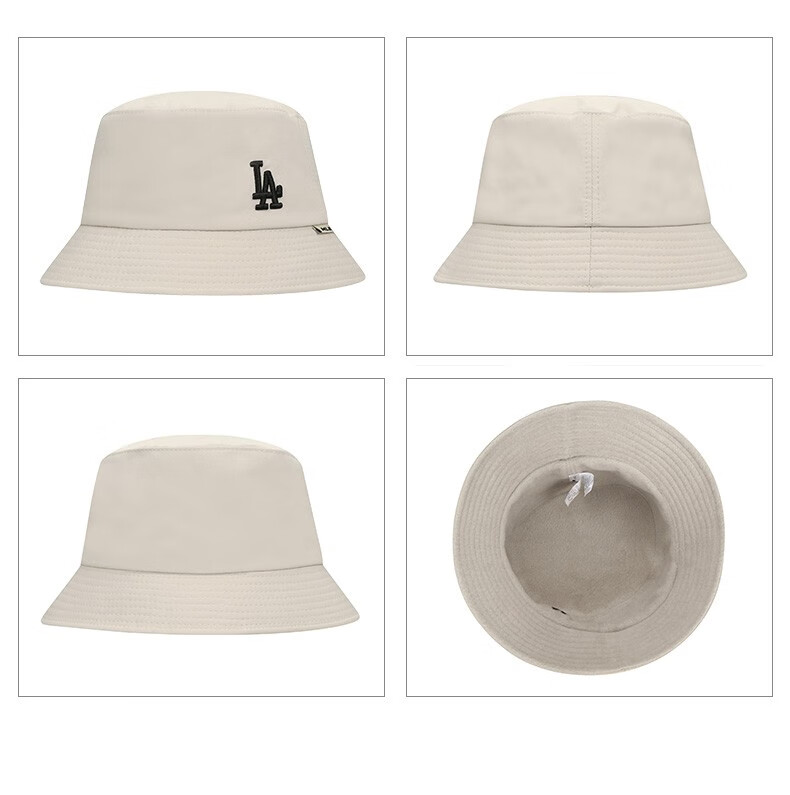 韩国mlb渔夫帽ny洋基道奇双面可戴男女情侣水桶帽时尚休闲百搭户外