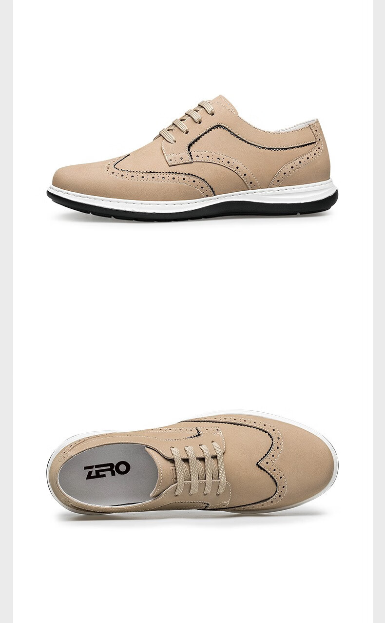 【明星同款】zero零度男鞋秋冬新品防滑耐磨男士运动休闲鞋子低帮系带