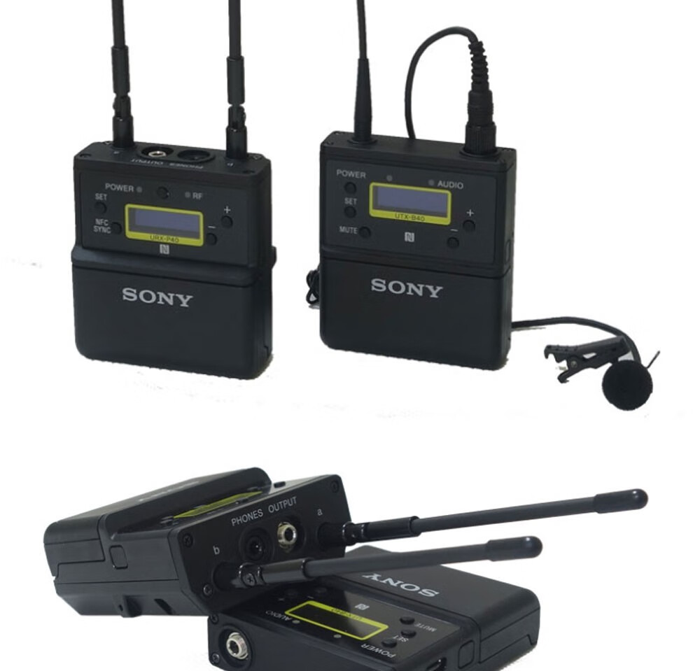索尼sonyuwpd21d11d12小蜜蜂领夹式无线麦克风一拖一一拖二专用配件d