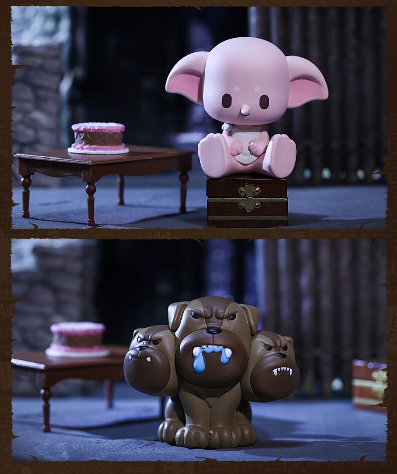 哈利波特魔法世界动物系列盲盒手办圣诞礼物摆件 隐藏款-嗅嗅