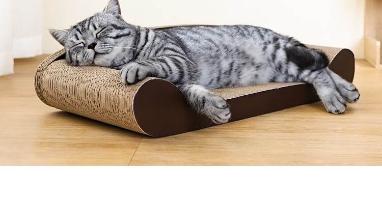 喜乐萌宠耐磨猫抓板不掉屑实木立式猫咪玩具用品猫磨爪子专用器剑麻猫