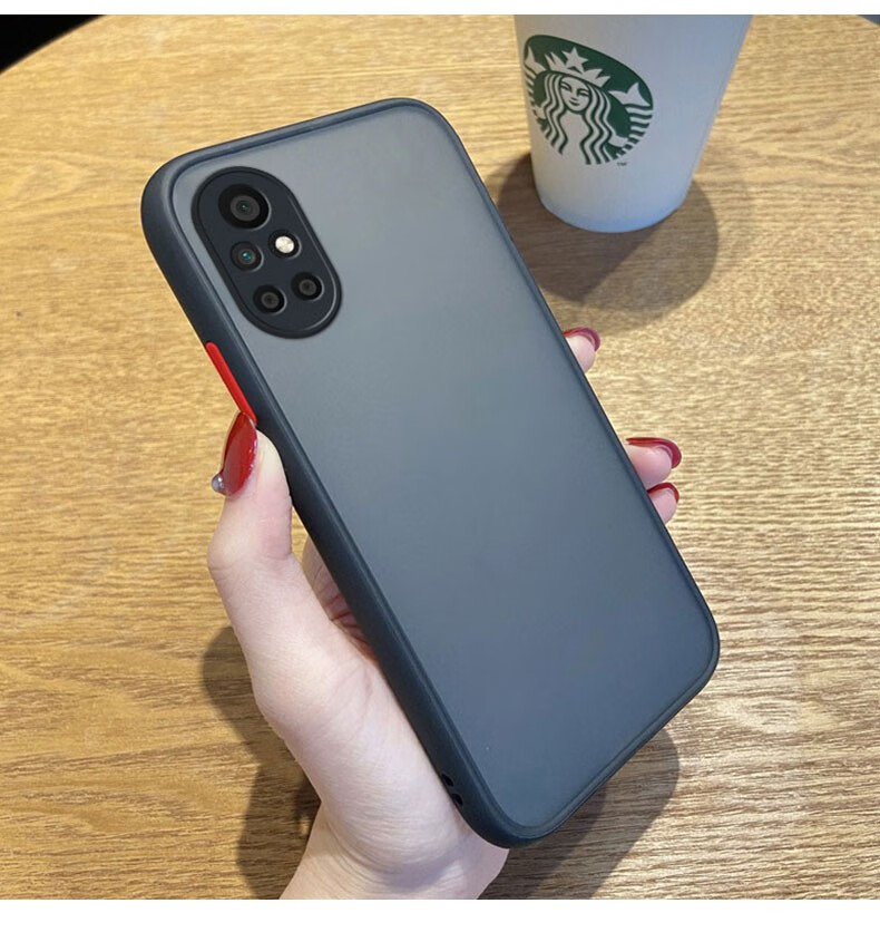 乐芙兰华为nova8手机壳女款nova8pro全包镜头防摔保护套se磨砂透明