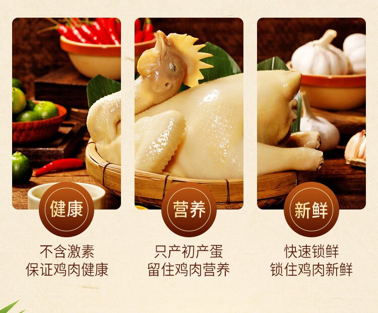 潭牛海南文昌鸡1kg煲汤母鸡散养土鸡文昌鸡椰子鸡生鲜鸡肉10只