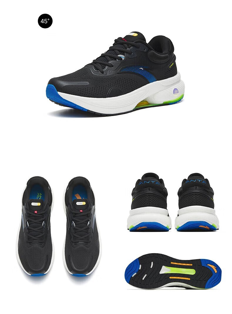 安踏c100运动鞋男鞋2022秋冬新款氮科技竞速减震耐磨专业训练跑步鞋子