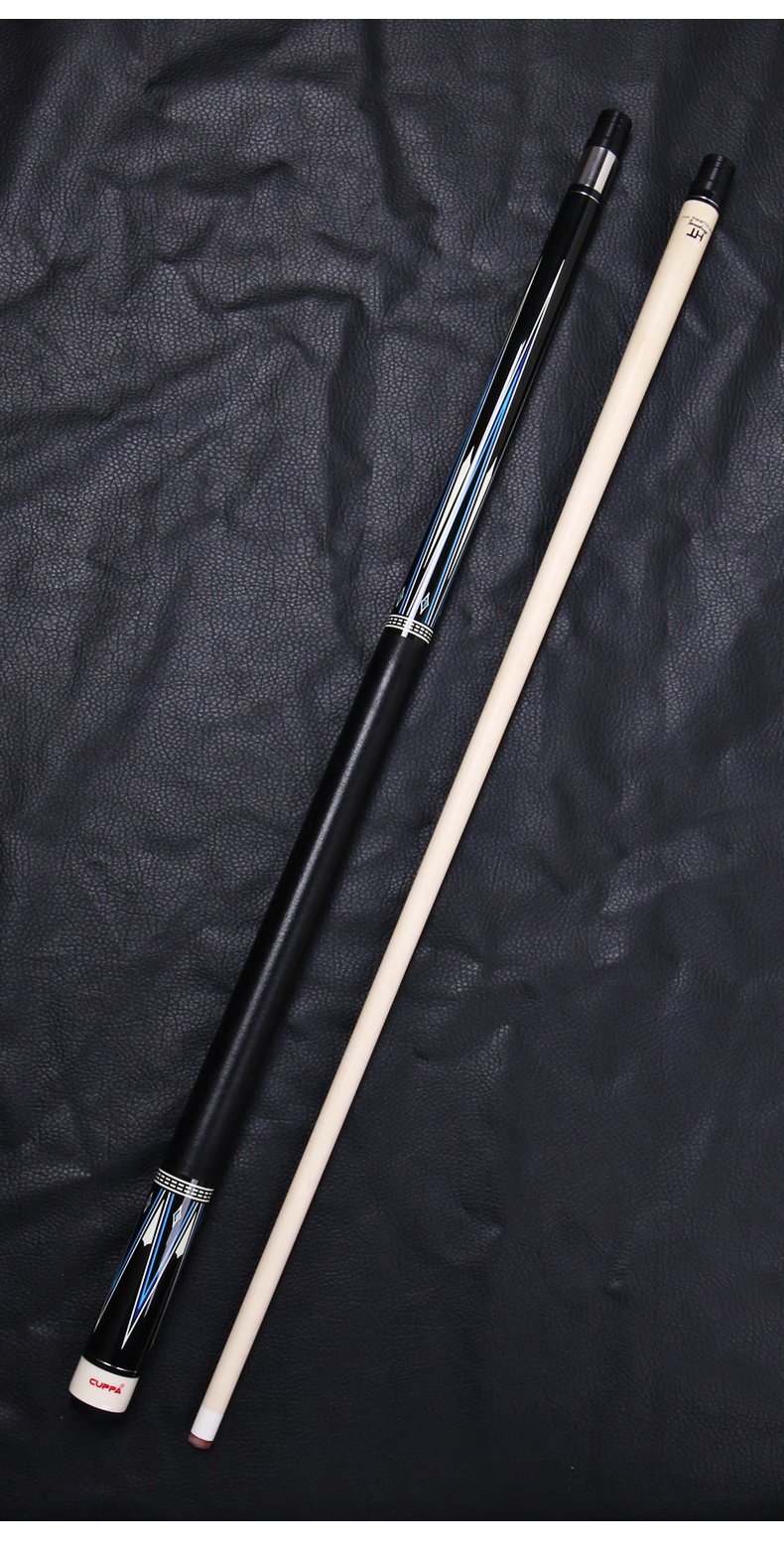 cuppa 台球杆硬汉dl系列中头大头美式九球杆中式黑八球16彩桌球杆黑8