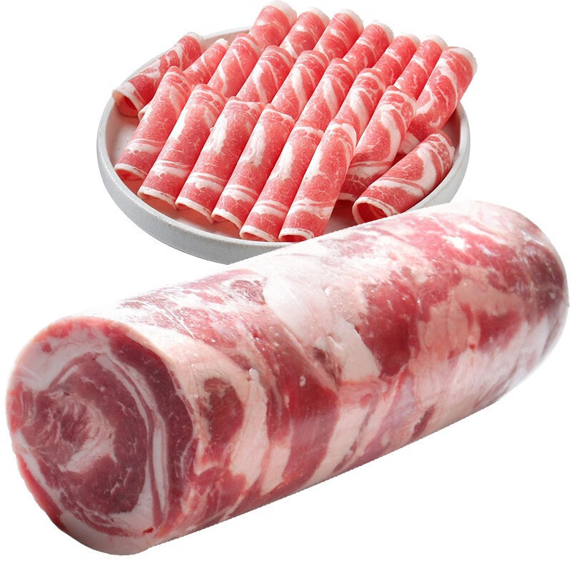 青樱红荔 新鲜羊肉 羊肉卷5斤整条 羊肉片 西北羊肉火锅食材 顺丰