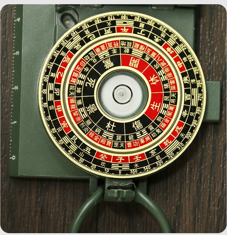 寻龙罗盘纯铜罗盘风水盘高精度随身携带迷你八卦小罗盘圆形袖珍二寸