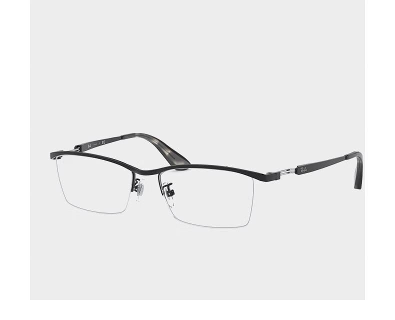rayban雷朋新款钛合金光学镜架男款简约近视镜框0rx8746d可定制1017