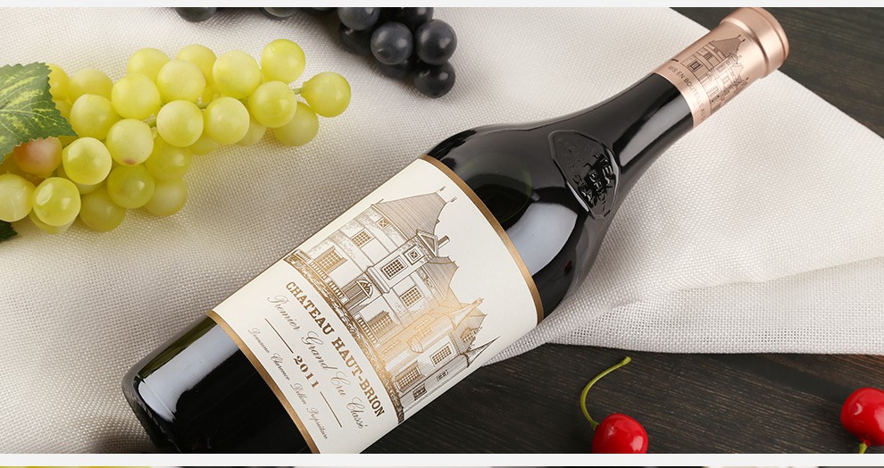 奥比昂古堡法国原瓶进口红酒侯伯王红颜容酒庄干红葡萄酒750ml奥比昂