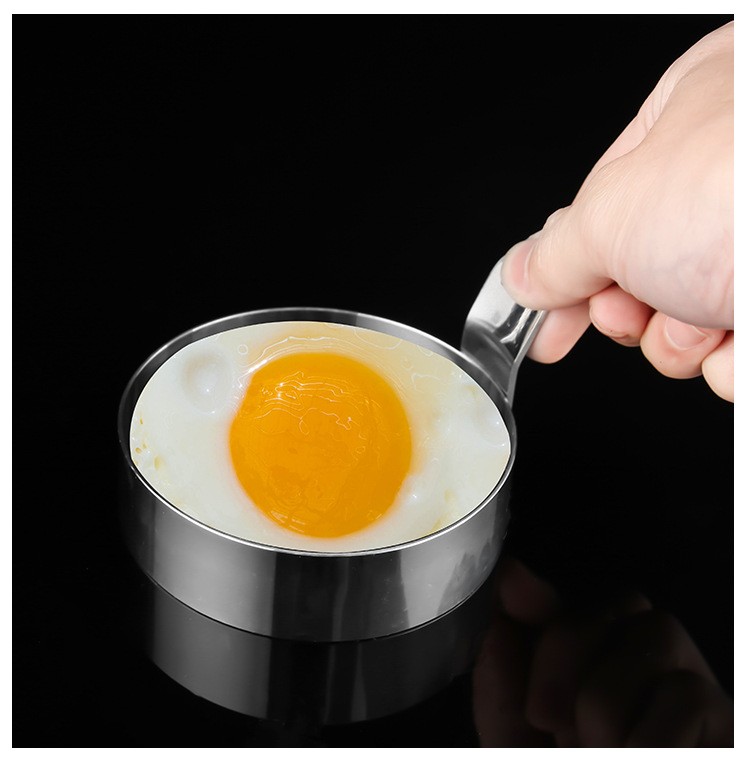 加厚不锈钢煎蛋器圆形煎蛋模具鸡蛋圈diy烘培厨房工具煎饼模具小号