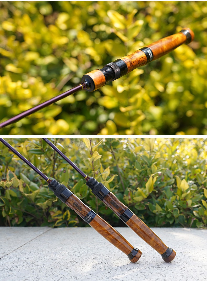 细硬峰洛列马口路亚竿软2020新品ul微物马口竿黄金樟把手马口杆洛列ul