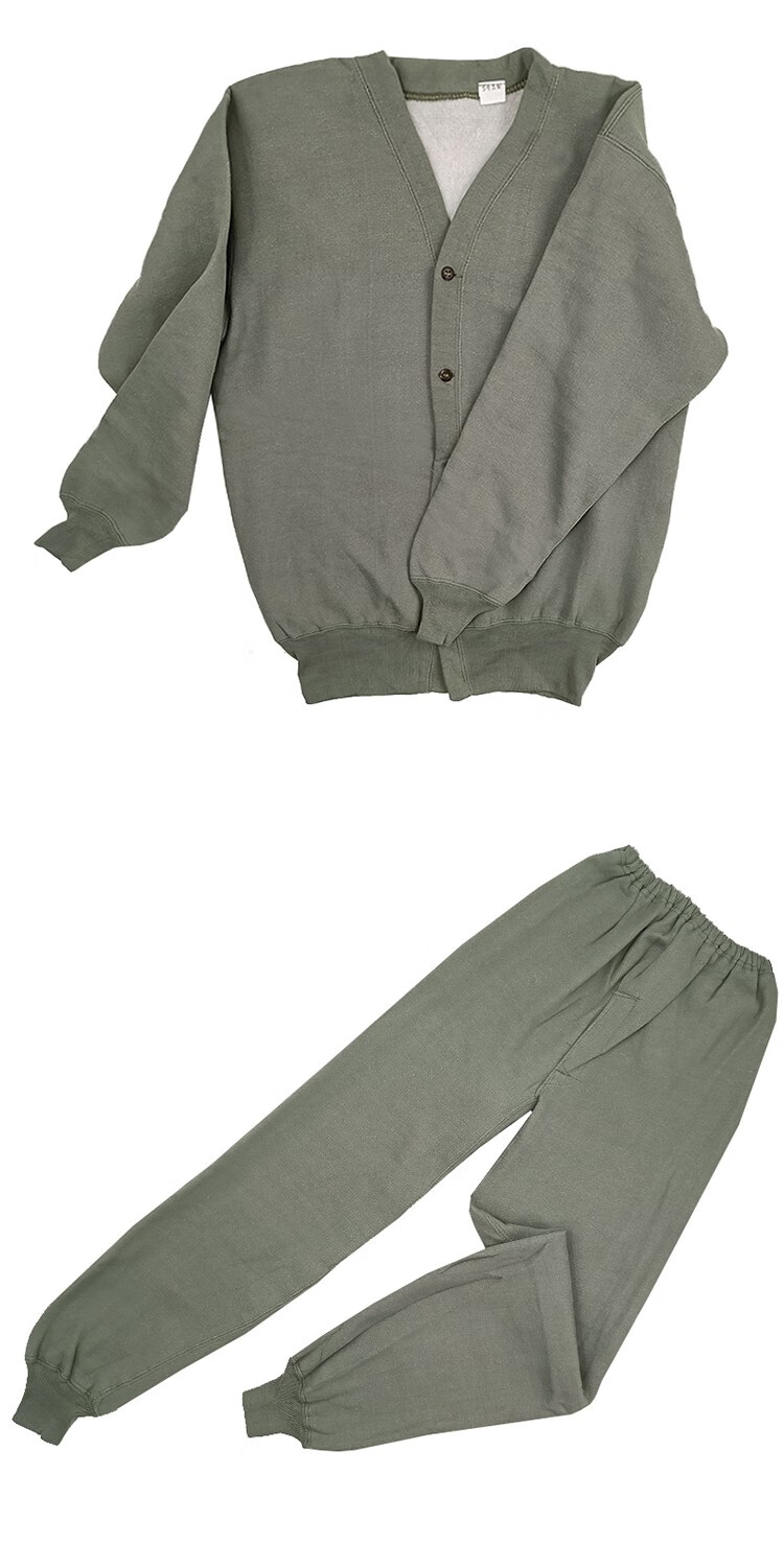 87老式军绒衣绒裤套装87绒衣78绒衣保暖套装棉袄军迷井下煤矿保暖棉衣