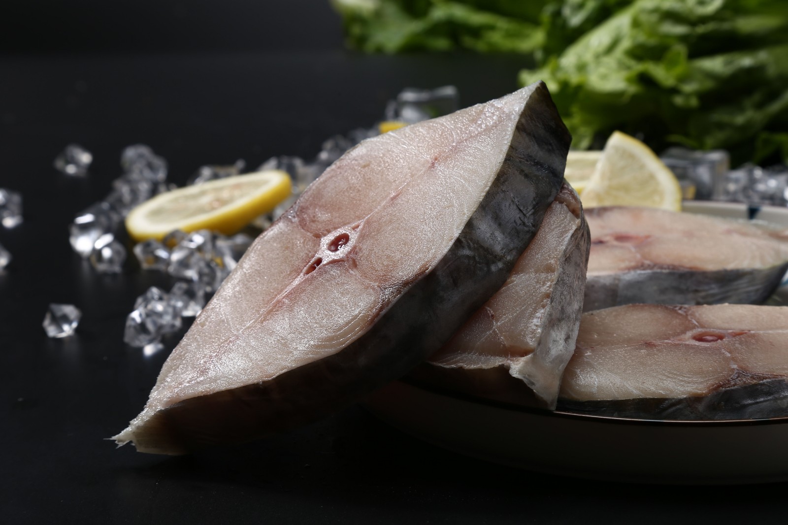 【3份8折】哆鲜生 南海特大马鲛鱼 海捕深海鲅鱼切片 马胶鱼中段1斤