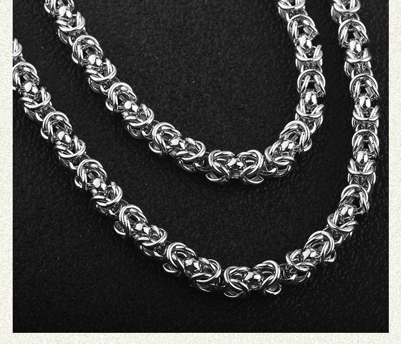 gsung铂金男士项链pt950霸气龙骨立体项链白金霸气男款项链 请联系