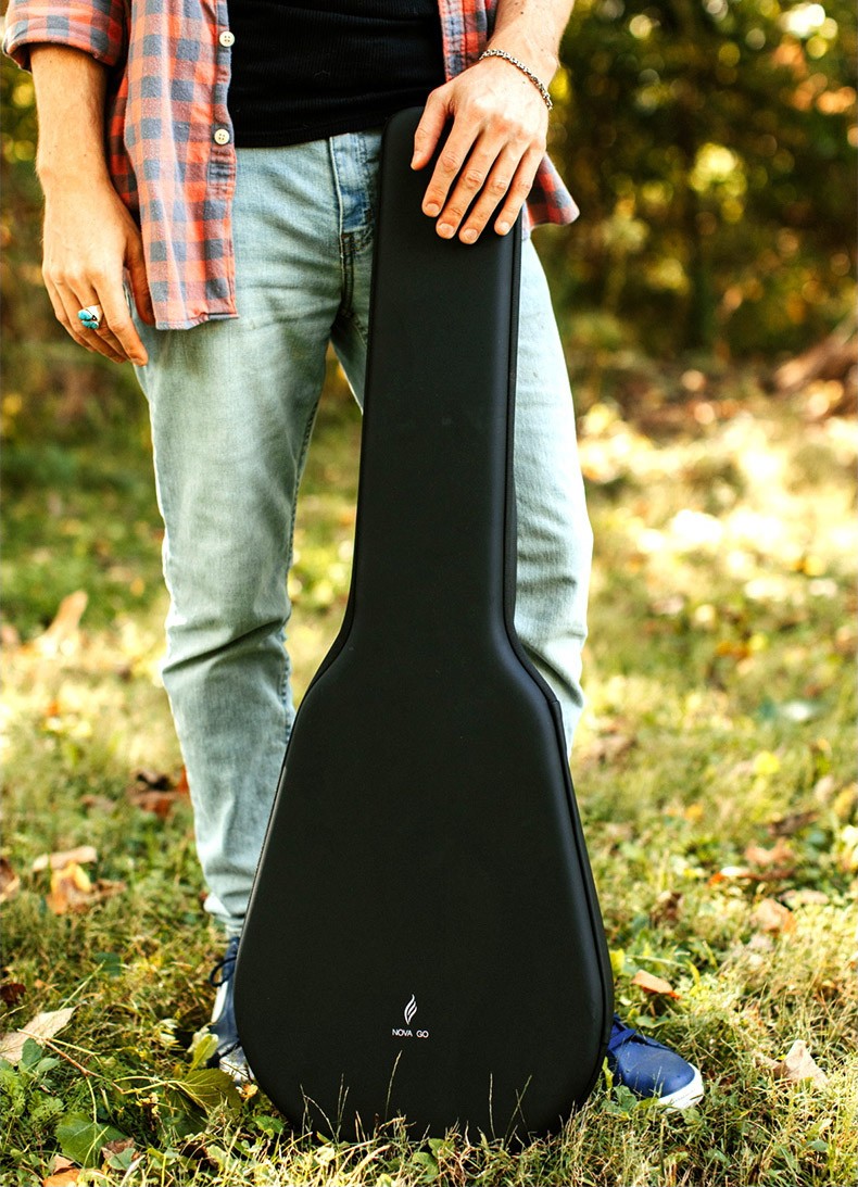 enya/恩雅nova go 智能吉他33寸碳纤维初学进阶民谣旅行电箱 33寸樱花