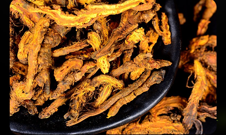 栢晟 黄莲 川黄连切片 四川黄连 味连 川连 鸡爪连 黄莲 黄莲100g(2两