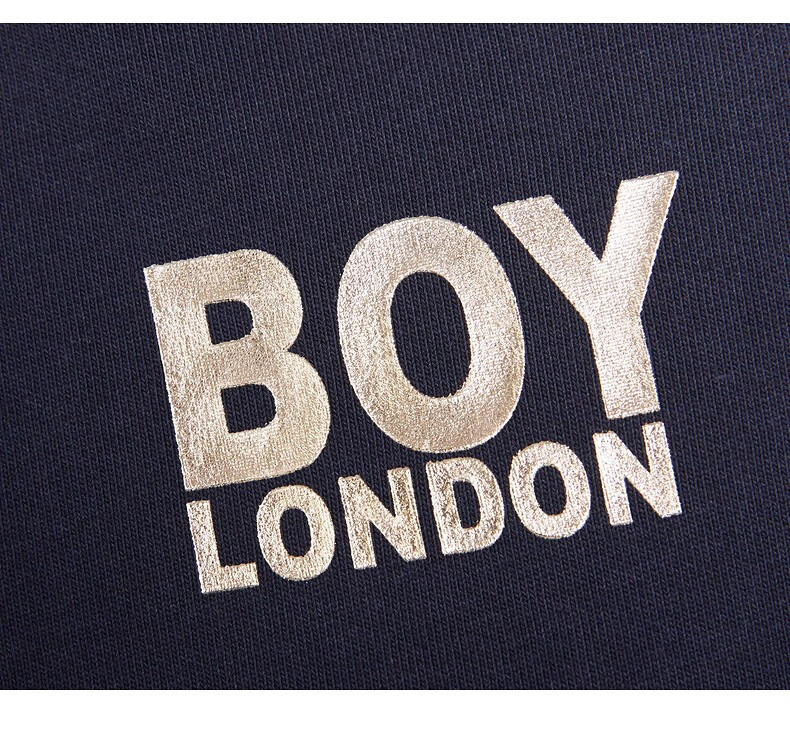 boy london2019卫裤男秋冬烫金logo老鹰宽松运动长裤情侣款b191nd