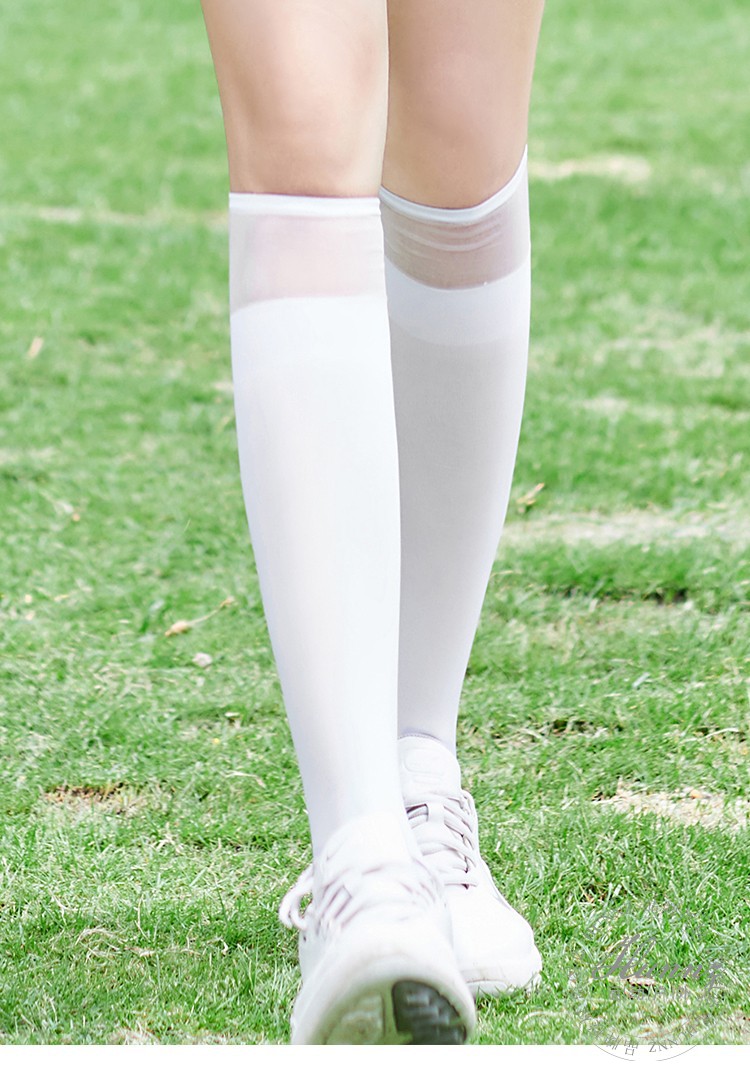 hunnz品牌高尔夫袜子女运动长袜速干弹力小腿袜显瘦高尔夫运动袜女202