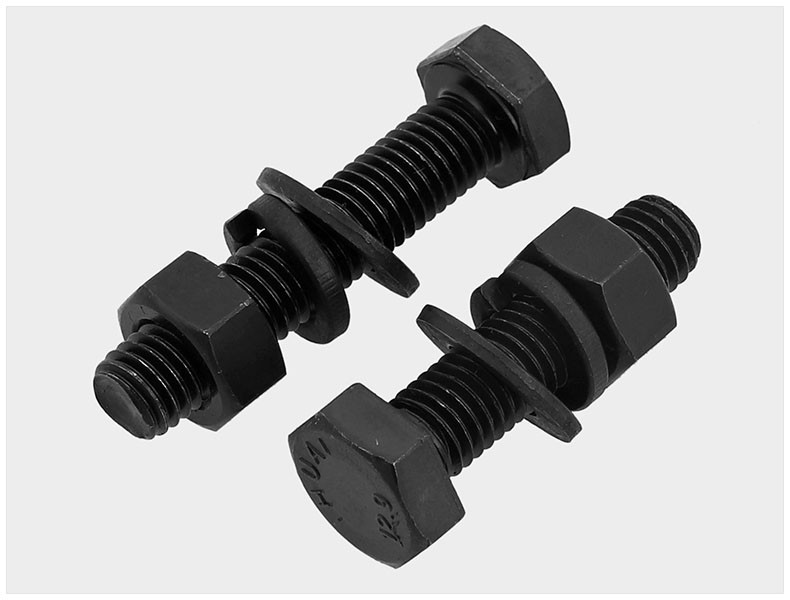 9级外六角螺丝螺母套装垫圈组合高强度螺栓螺母套装 丰季 m12*80(2套)