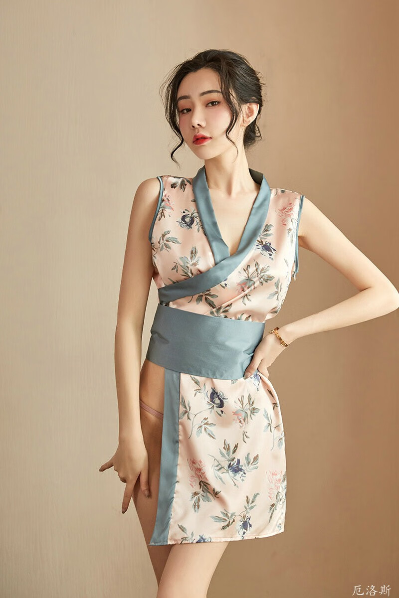 厄洛斯情趣内衣性感睡衣女式紧身连体角色扮演sm和服女忍者动漫日漫