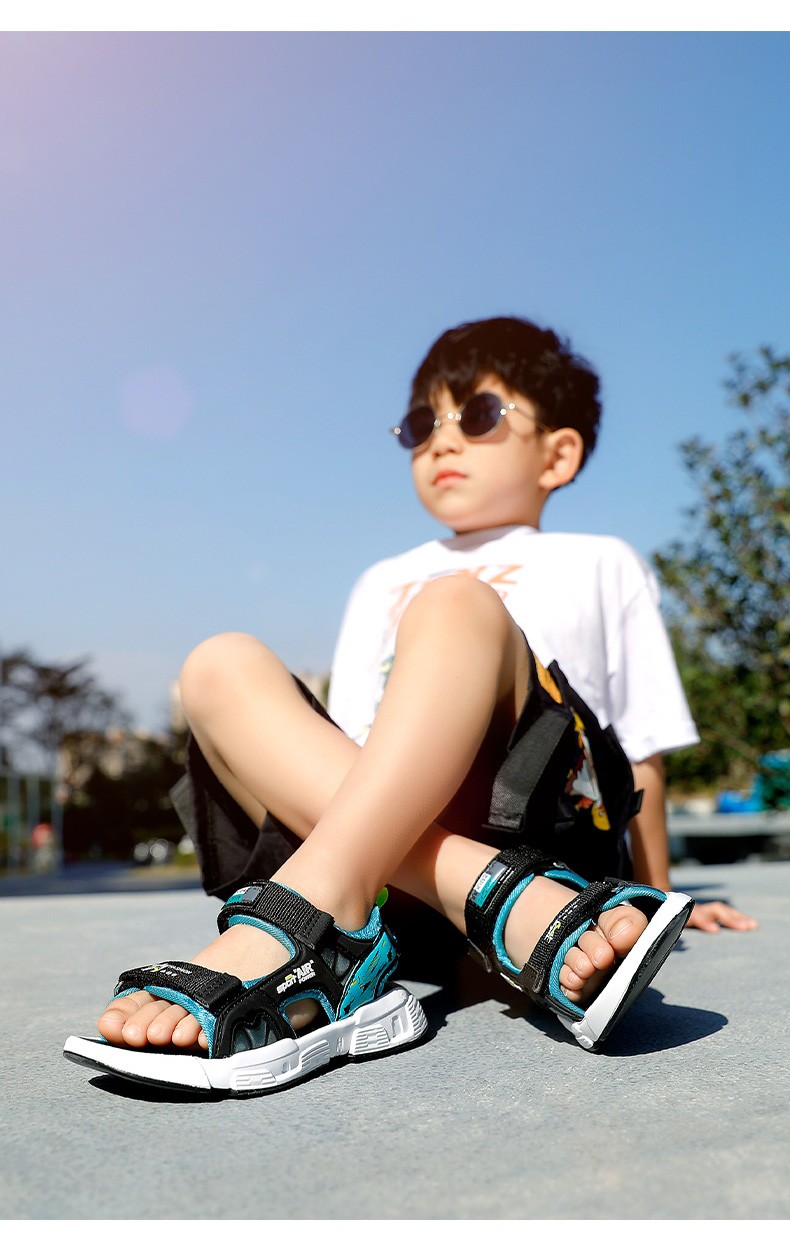 勇高童鞋2022新款男童凉鞋中大童防滑小中大童男孩夏季韩版儿童鞋软底