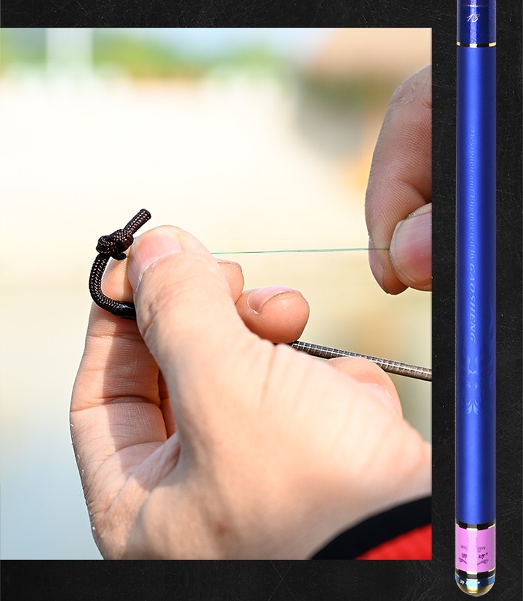 香港高盛蓝麒麟12h黑坑竿超轻超硬飞磕暴力飞鱼 4.