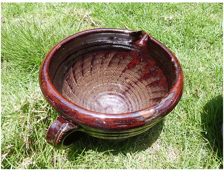 老式擂钵擂辣椒皮蛋擂茄子捣蒜家用捣碎器陶瓷擂米糊擂茶叶钵手工中药