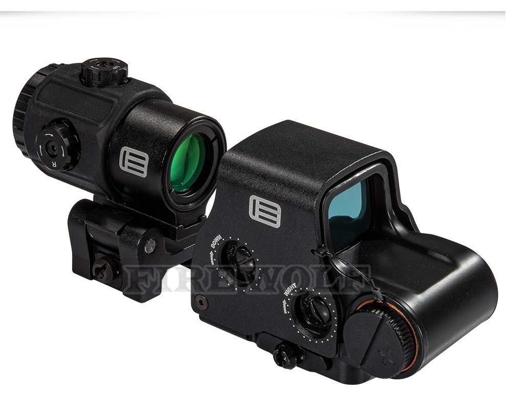 火狼 全息瞄 hhs套装 558内红点 g43增倍镜快拆夹全息瞄快速寻鸟镜