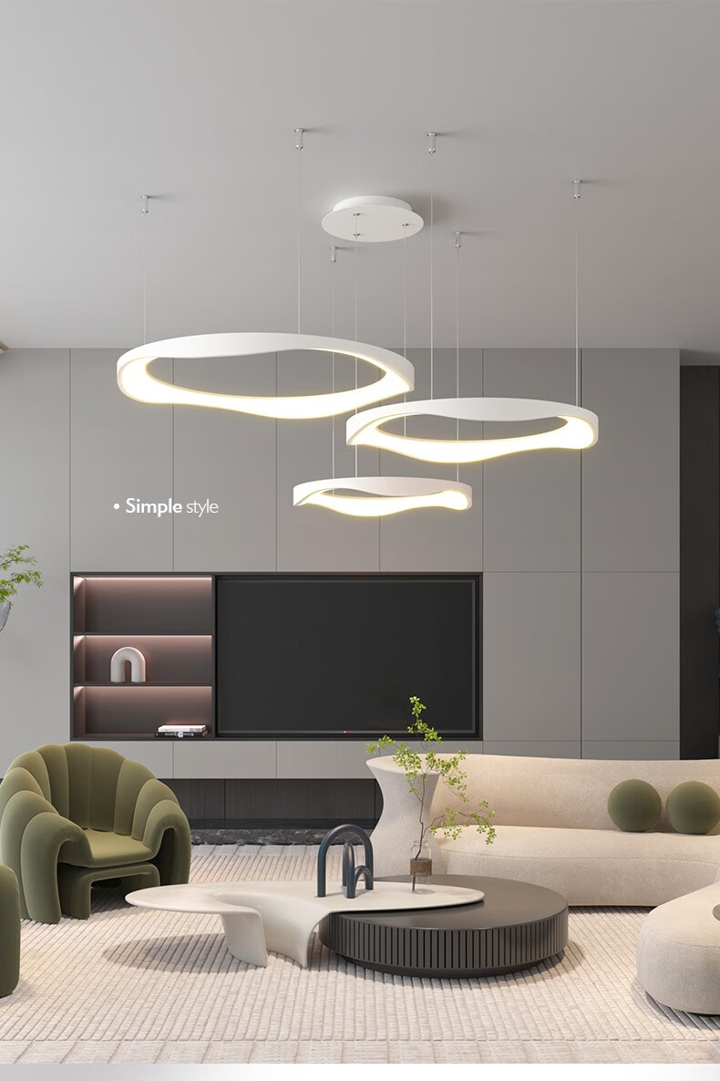 华艺照明(huayi) 华艺照明客厅吊灯现代简约灯饰2022年新款主灯大气