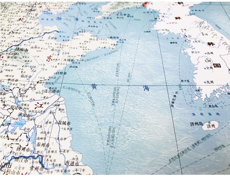 水墨版中国世界地图墙贴1108米家居地图泼墨山水画风格创意地图中式