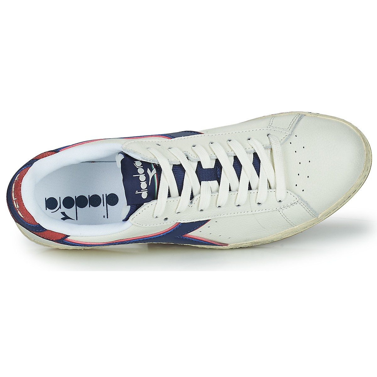 diadora迪亚多纳男鞋运动板鞋潮流百搭低跟圆头系带拼接