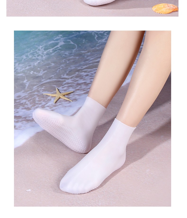 bnwtydhw防水袜硅胶脚套弹力浮潜游泳潜水袜软底涉水溯溪袜水上乐园