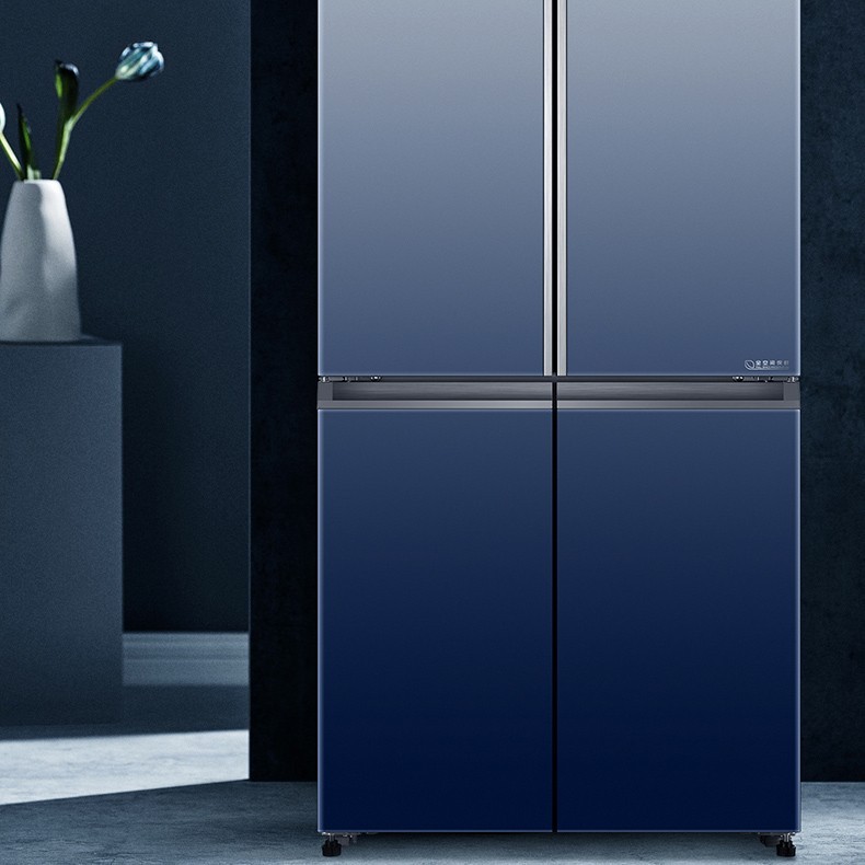 haier海尔冰箱四开门555l全空间保鲜一级能效双变频风冷无霜epp全空间