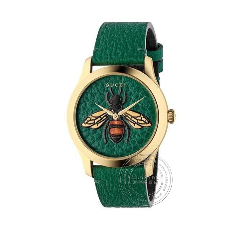古驰gucci手表gtimeless系列小蜜蜂动物图案男女表中性款休闲时尚腕表