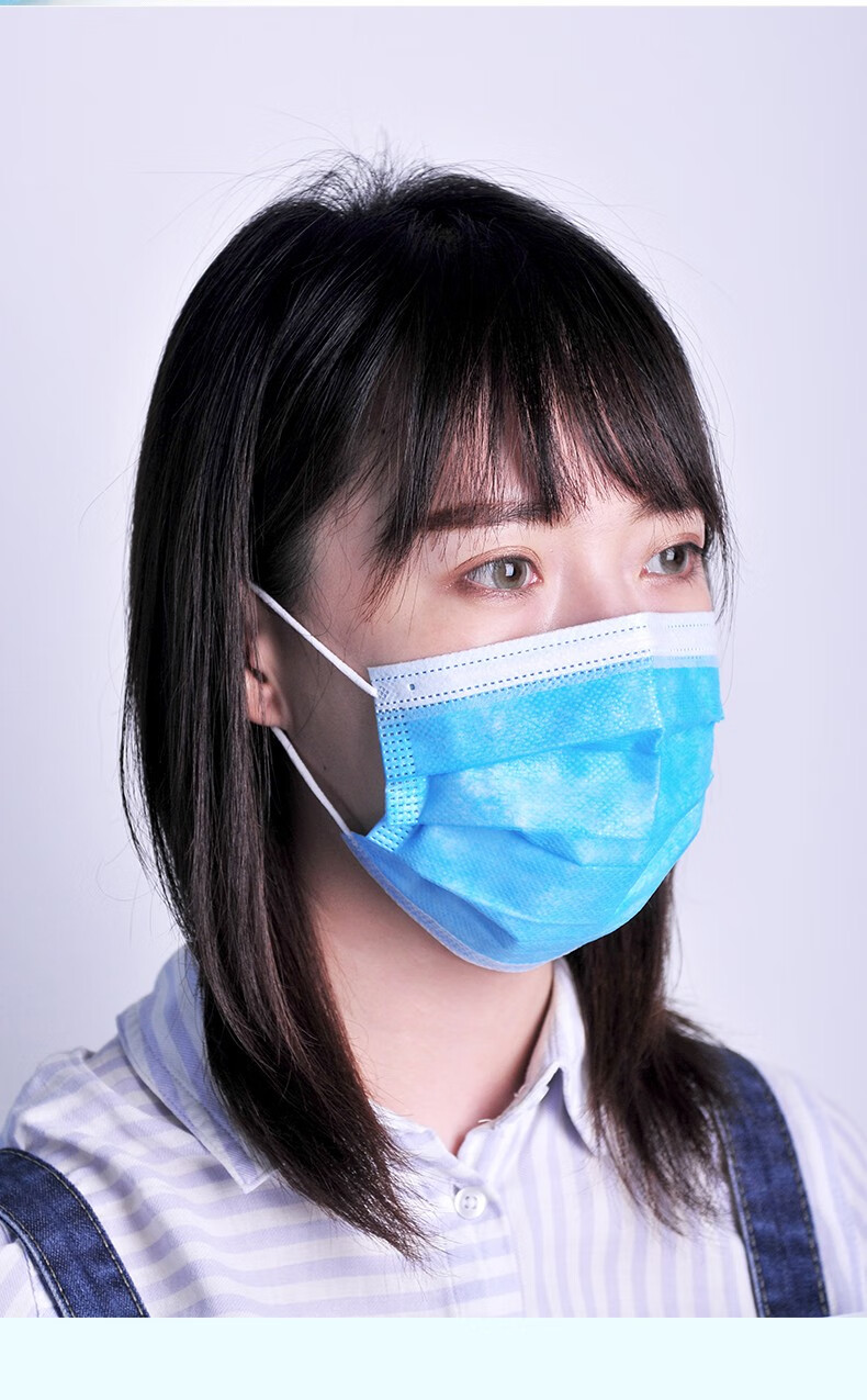一次性医用口罩10只包独立包装三层舒适透气灭菌无菌口罩独立包装医用