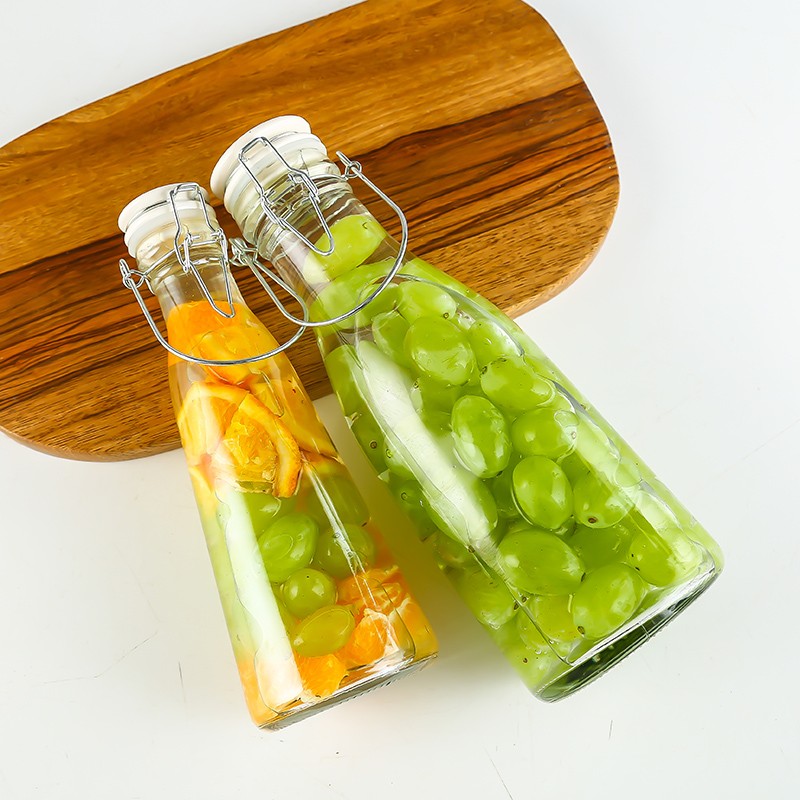 筑升墨杨梅酒瓶空瓶玻璃密封罐自酿果酒瓶葡萄酒瓶水果酵素瓶装酒泡酒